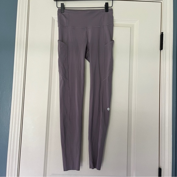 Lululemon Fast and Free Tight II 25" *Non-Reflective Nulux - violet verbena - Picture 4 of 6